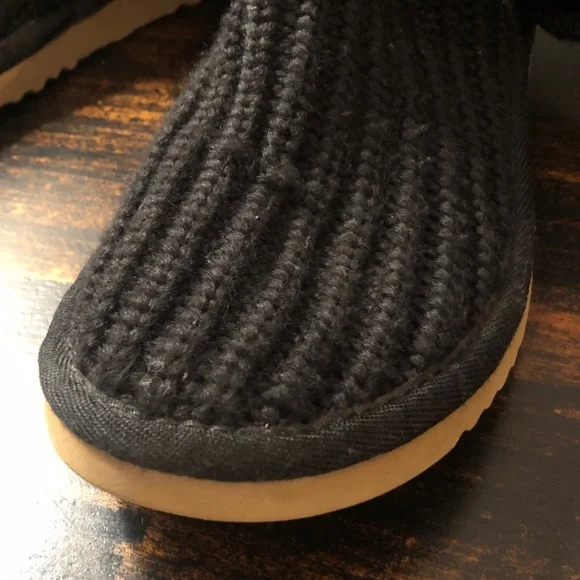 UGG Black Knit Boots 6 *Read description* - Picture 9 of 9